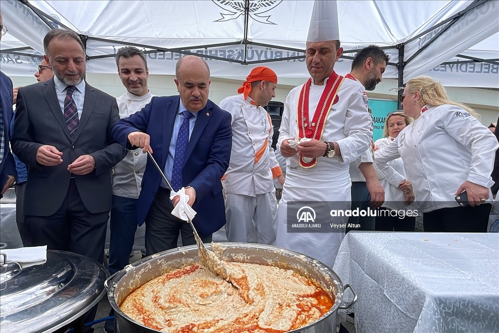Samsun yemekleri Türk Mutfağı Haftası'nda tanıtıldı