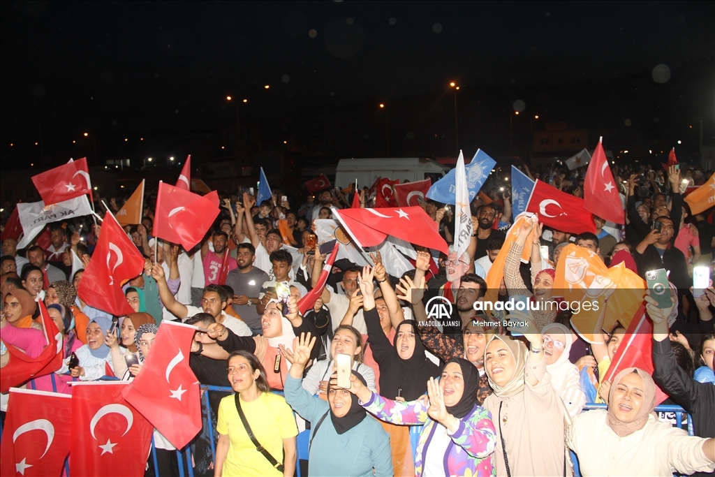 Cumhurbaşkanı Erdoğan'ın seçim başarısı Hatay'da kutlanıyor
