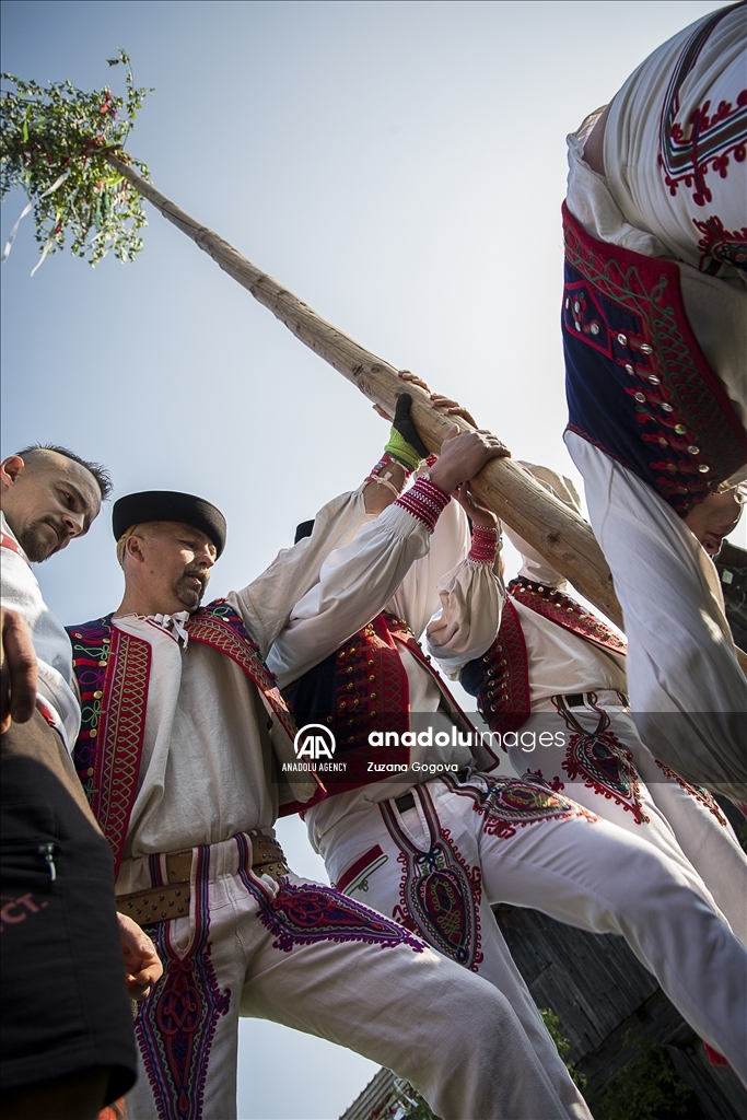 A tradition of Maypoles in Slovakia