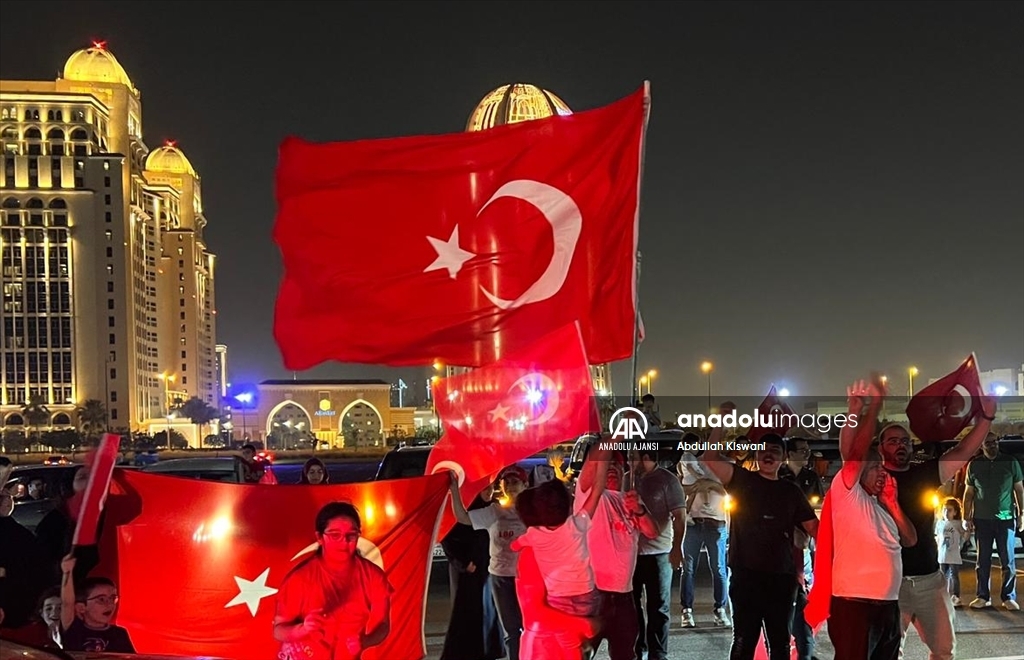 Katar'da Erdoğan'ın seçim zaferi kutlandı
