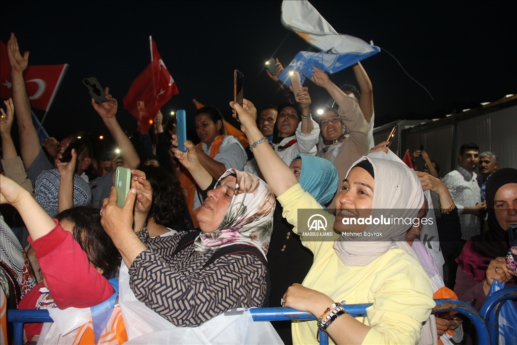 Cumhurbaşkanı Erdoğan'ın seçim başarısı Hatay'da kutlanıyor