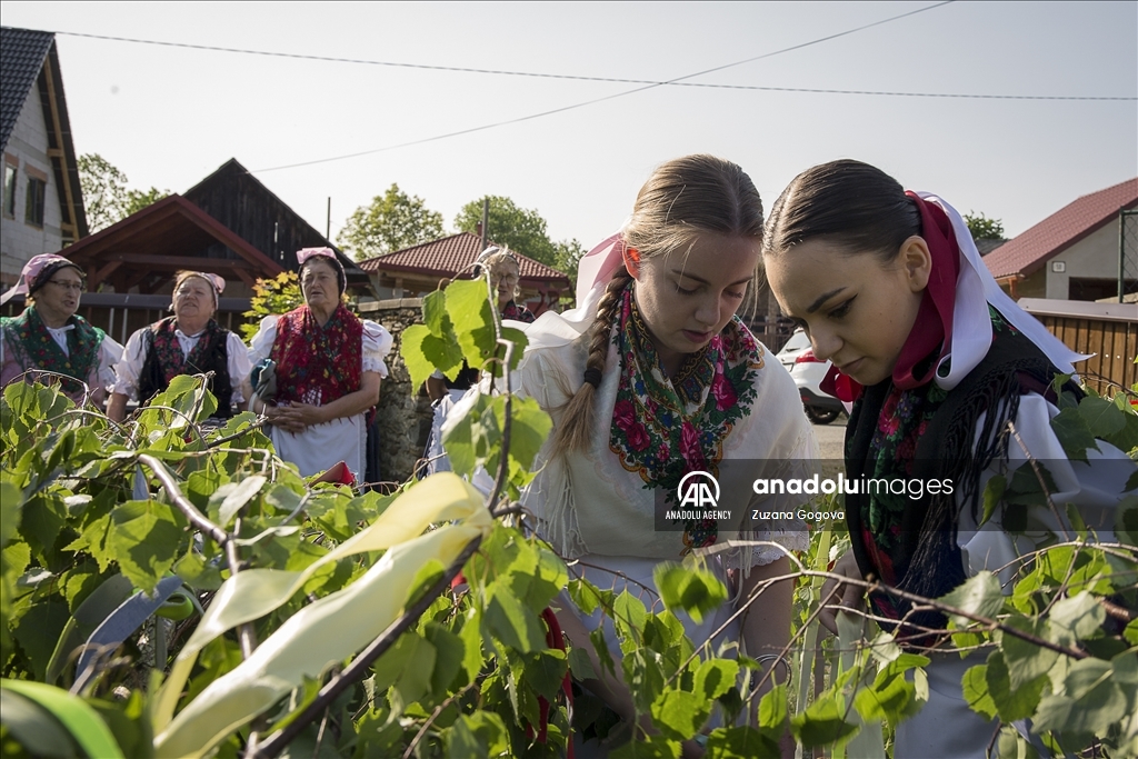 A tradition of Maypoles in Slovakia