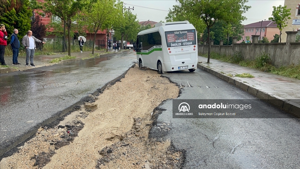 Trakya'da kuvvetli sağanak etkili oldu