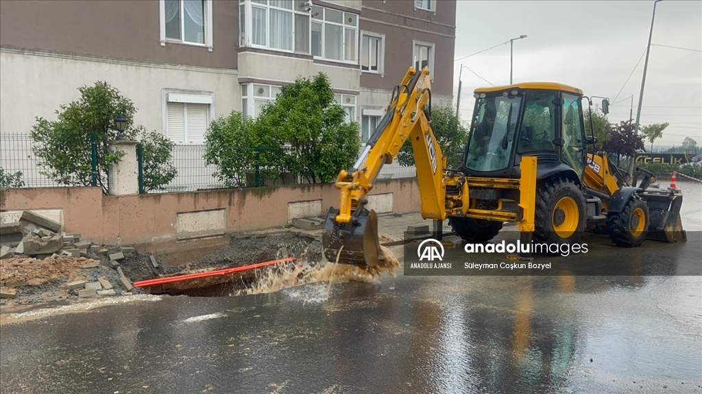 Trakya'da kuvvetli sağanak etkili oldu