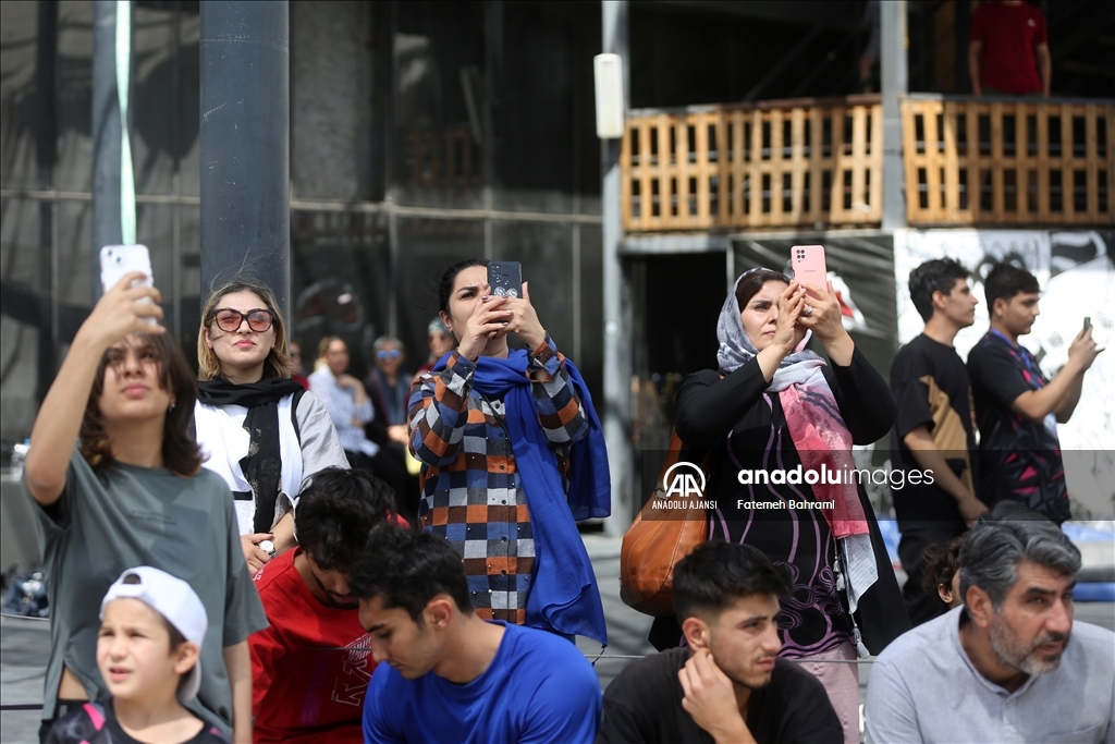 İran'da Ulusal Sokak Dalışı yarışması düzenlendi