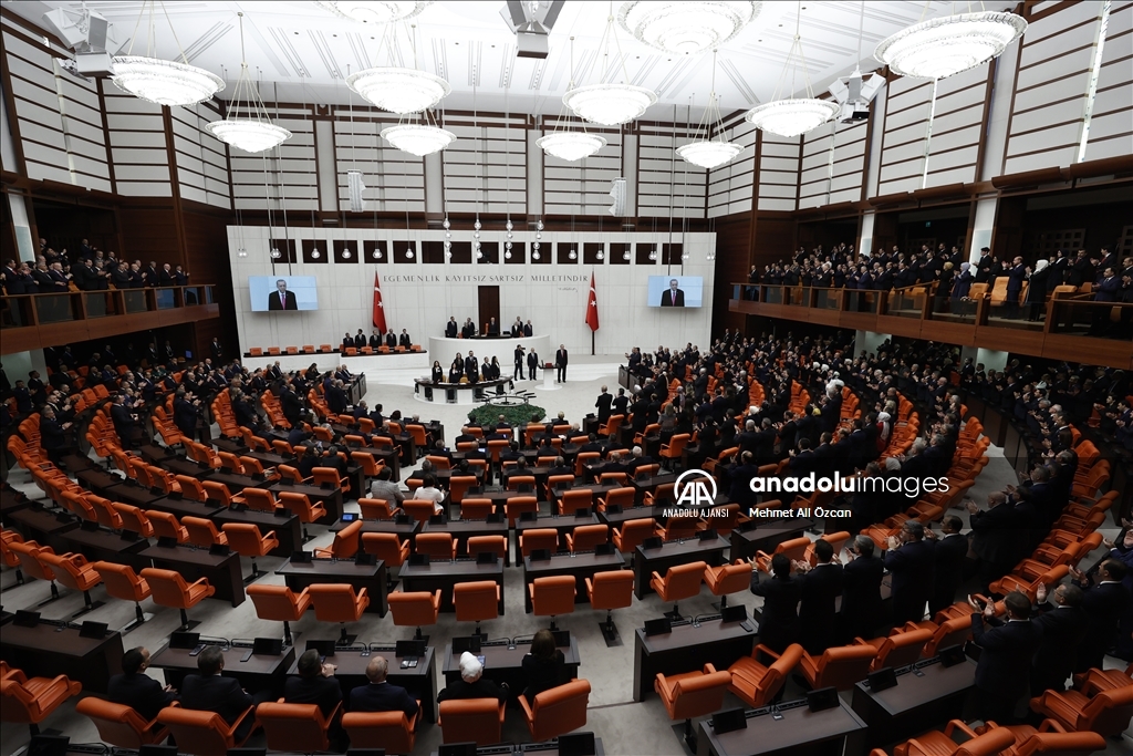 TBMM Genel Kurulu, Cumhurbaşkanı Erdoğan'ın yemin töreni için toplandı