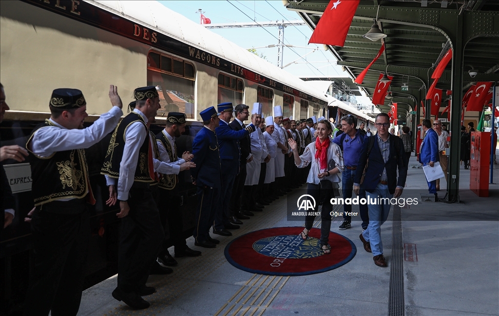 Historical Venice Simplon Orient Express train arrives in Turkiye