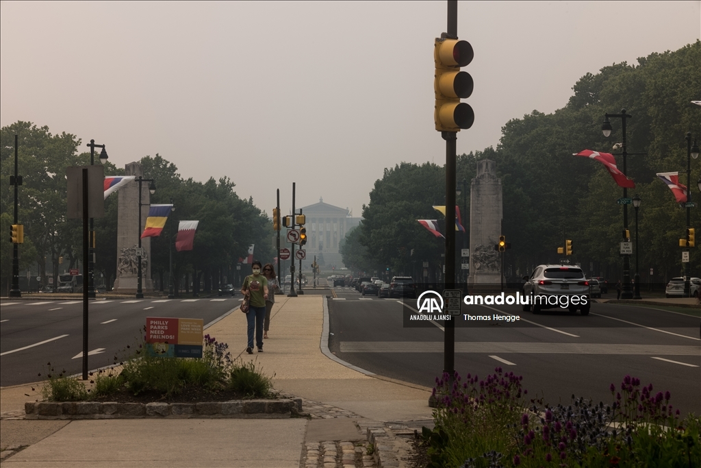 ABD'ye ulaşan Kanada'daki orman yangınlarının dumanı hayatı olumsuz etkiliyor