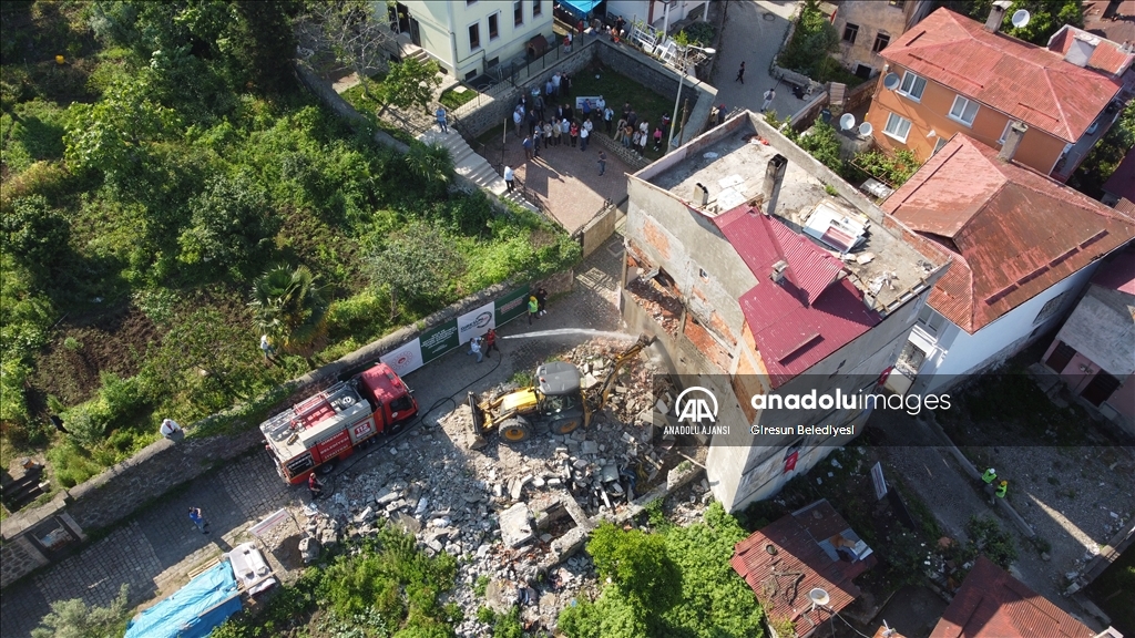 Giresun'da tarihi Zeytinlik semti ve Kale Mahallesi'nde kentsel dönüşüm yapılıyor