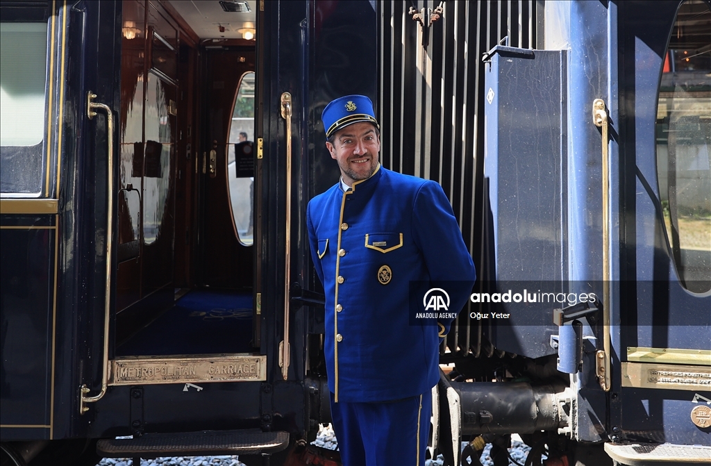 Historical Venice Simplon Orient Express train arrives in Turkiye