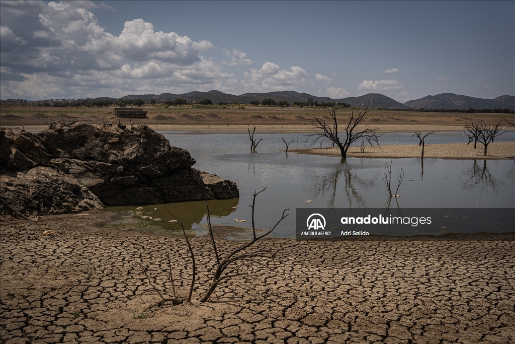 Water drought dried up reservoirs in Spain's Cordoba region Anadolu
