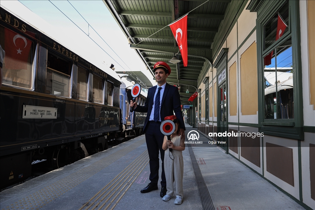 Paris'ten yola çıkan tarihi Orient Express İstanbul'a ulaştı