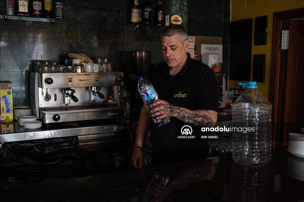 Water drought dried up reservoirs in Spain's Cordoba region Anadolu