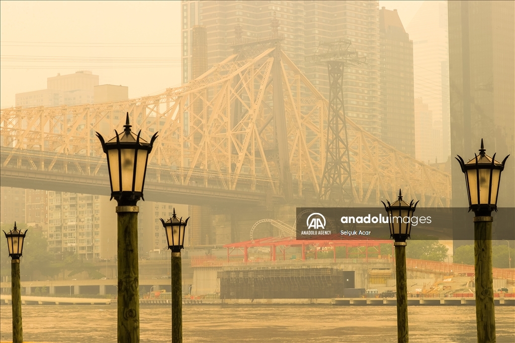 New York experiences worst air quality because of Canadian wildfires