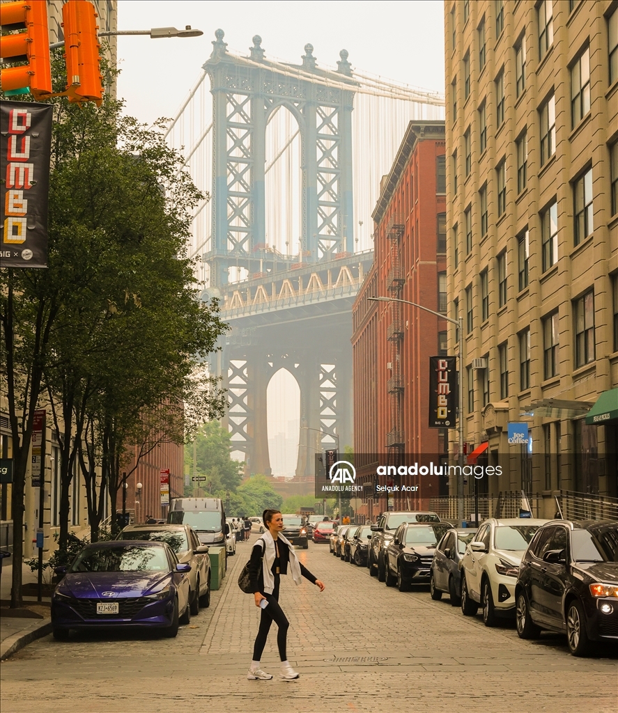 New York experiences worst air quality because of Canadian wildfires