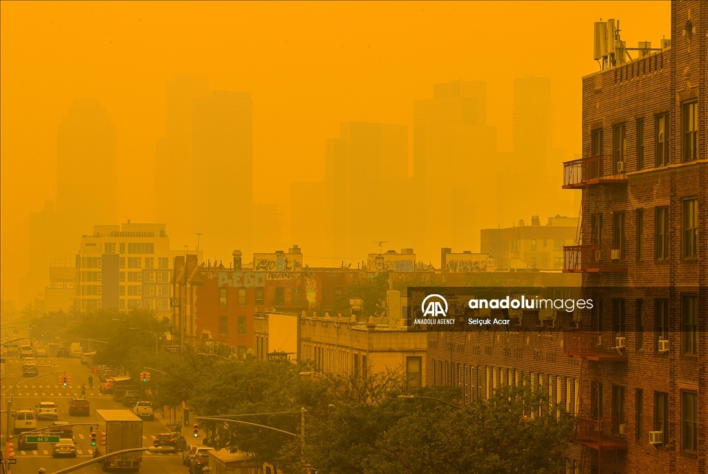 New York Experiences Worst Air Quality Because Of Canadian Wildfires Anadolu Ajansı 3345