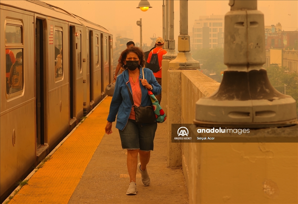 New York experiences worst air quality because of Canadian wildfires
