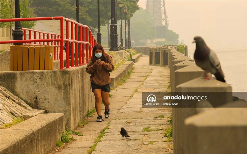 New York experiences worst air quality because of Canadian wildfires