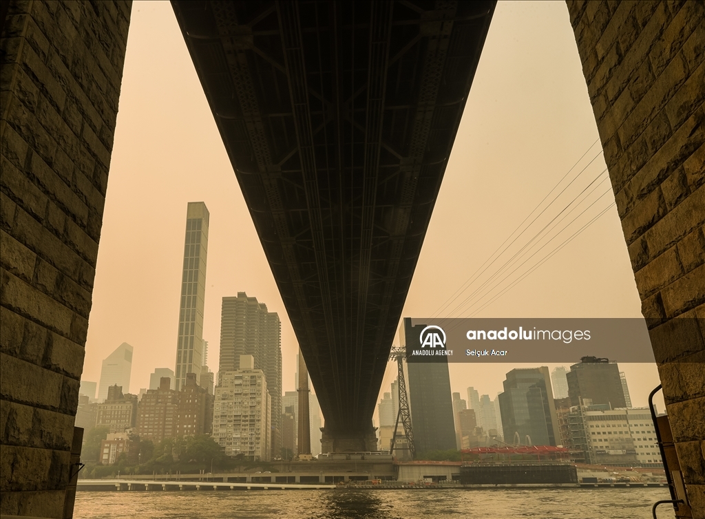 New York experiences worst air quality because of Canadian wildfires