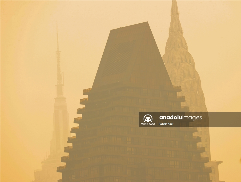 New York experiences worst air quality because of Canadian wildfires