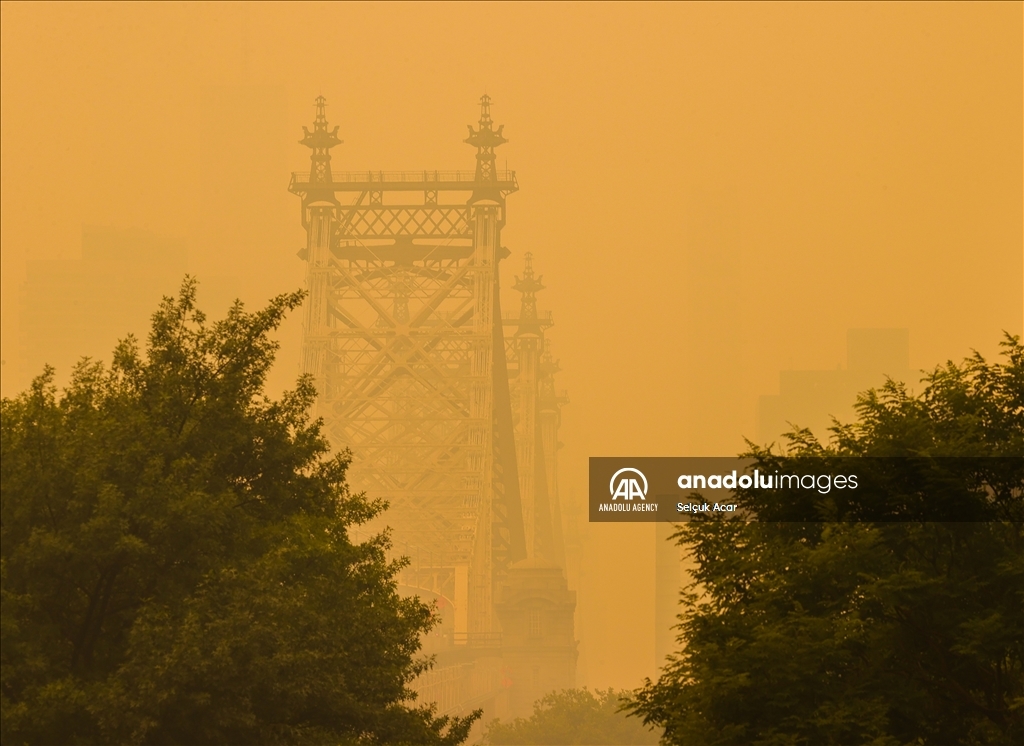 New York experiences worst air quality because of Canadian wildfires