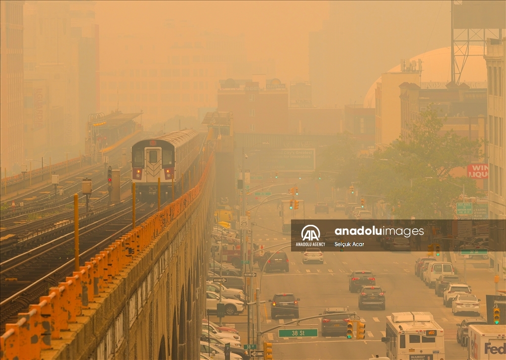 New York experiences worst air quality because of Canadian wildfires