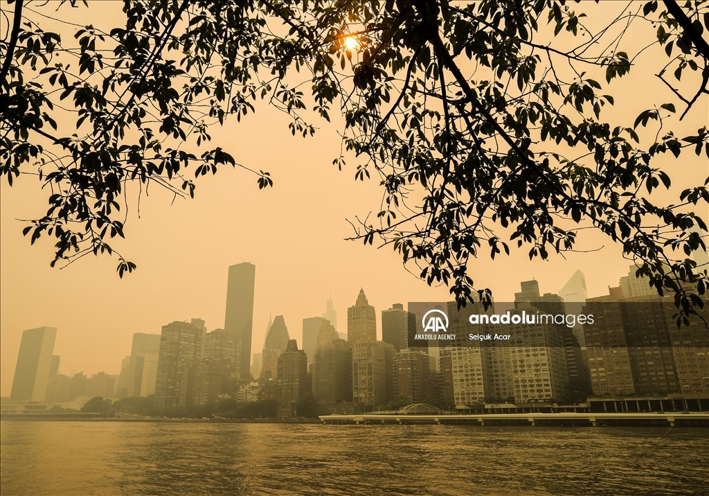 New York experiences worst air quality because of Canadian wildfires