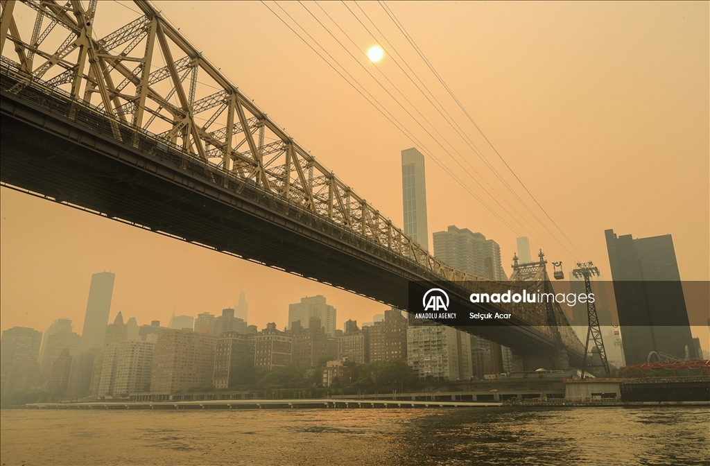 New York experiences worst air quality because of Canadian wildfires