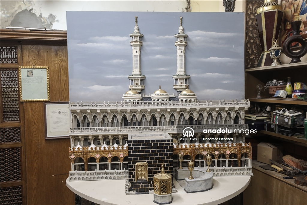 Mısırlı maket ustası, 6 yıllık çalışma sonucu Mescid-i Haram'ın birebir kopyasını yaptı