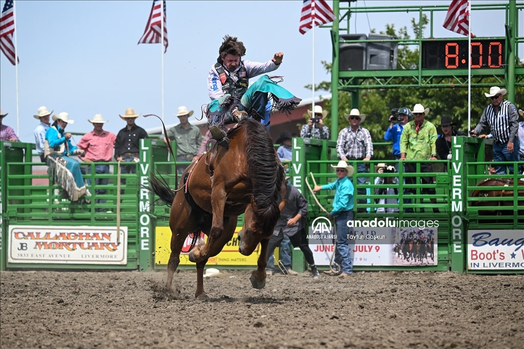 Kaliforniya'da Livermore Rodeo etkinliği 