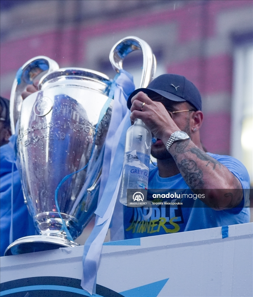 Manchester City UEFA Champions League Winners Parade in Manchester