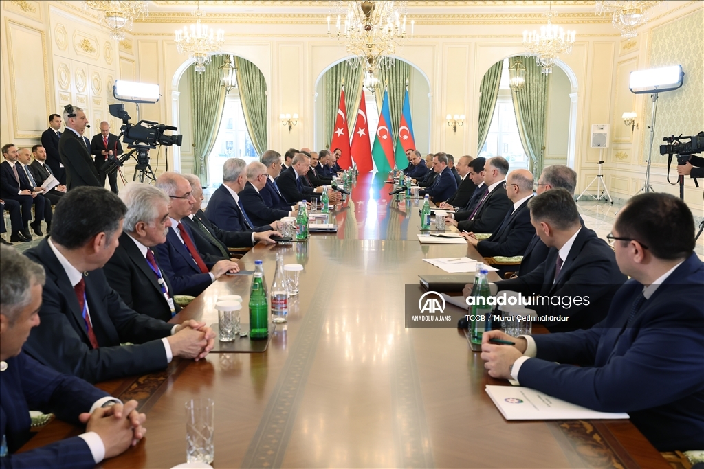 Cumhurbaşkanı Erdoğan, Azerbaycan'da