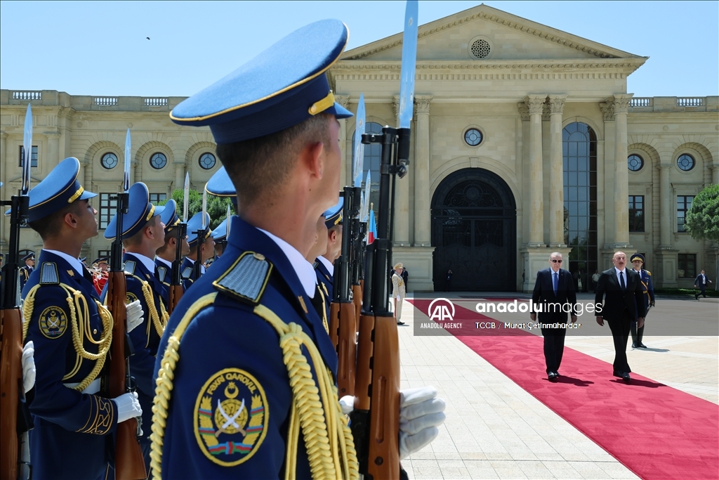 استقبال رسمی از اردوغان در آذربایجان