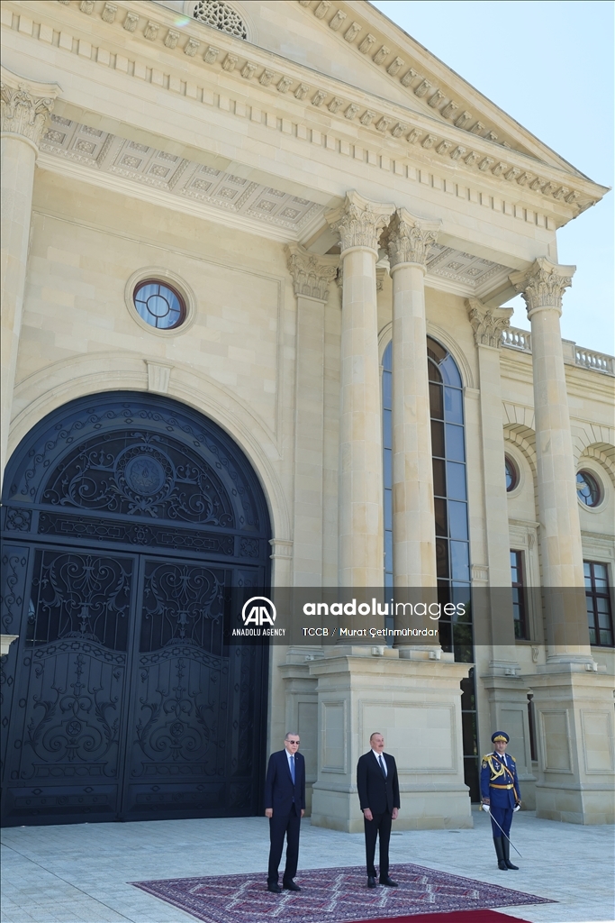 استقبال رسمی از اردوغان در آذربایجان