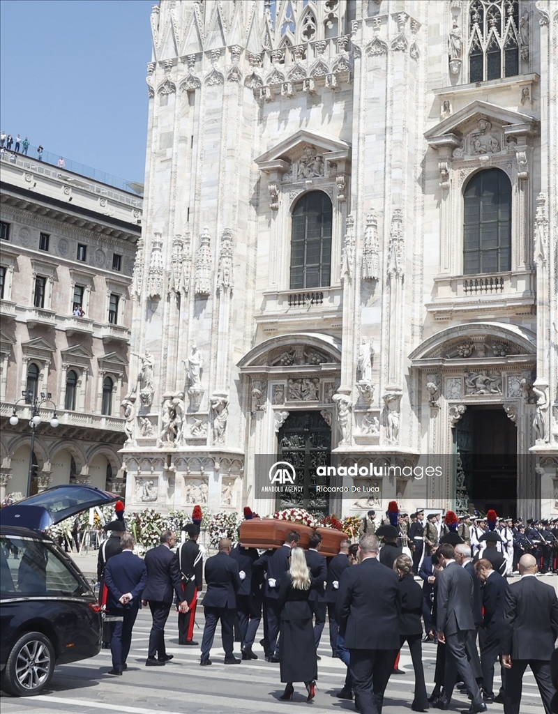 Funeral Service Of Silvio Berlusconi - Anadolu Ajansı