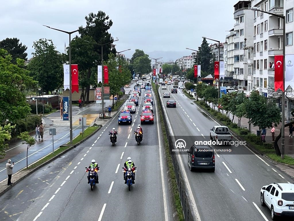 Ordu'da Jandarma Genel Komutanlığının 184'üncü kuruluş yıl dönümü kutlandı