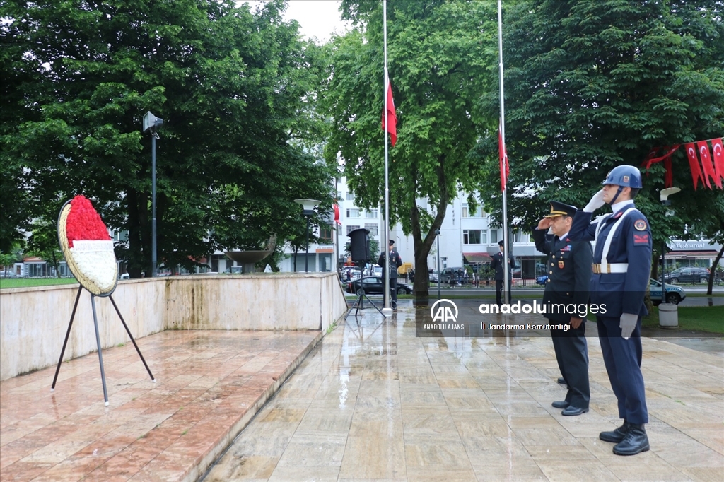 Ordu'da Jandarma Genel Komutanlığının 184'üncü kuruluş yıl dönümü kutlandı