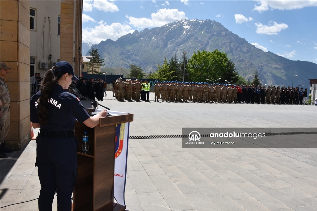 Hakkari'de Jandarma Teşkilatı'nın 184. kuruluş yıl dönümü kutlandı