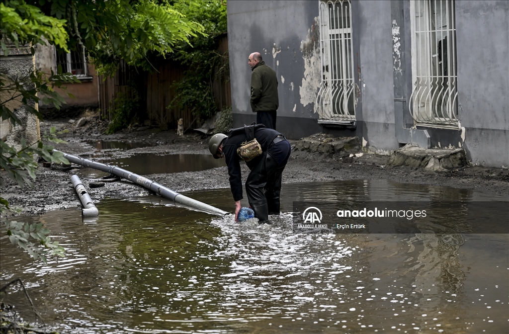Ukrayna'da Kahovka HES'in bulunduğu bölgedeki sivillerin tahliyesi sürüyor