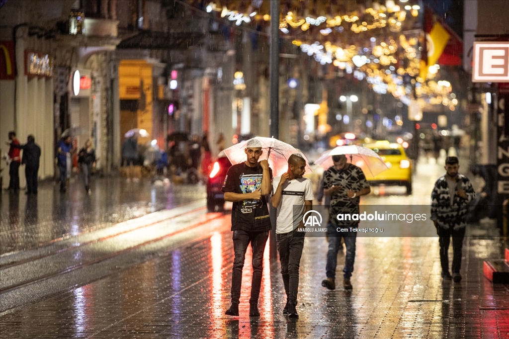 İstanbul’da sağanak etkili oldu