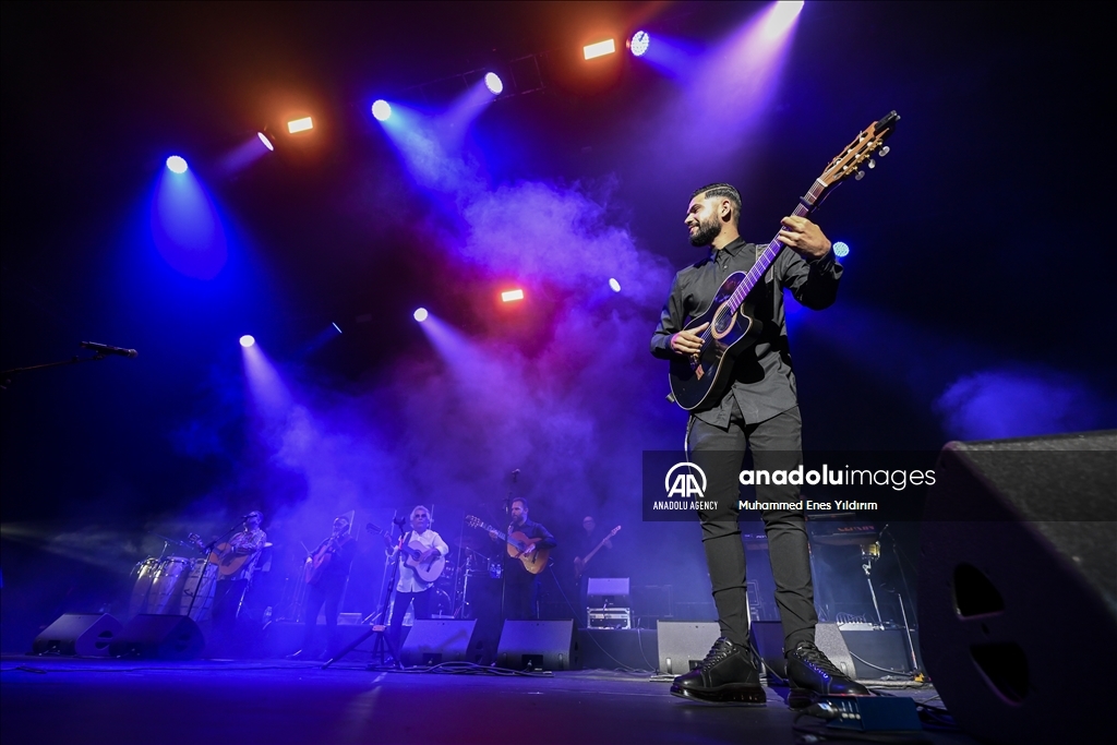 French music band Gipsy Kings performs in Istanbul