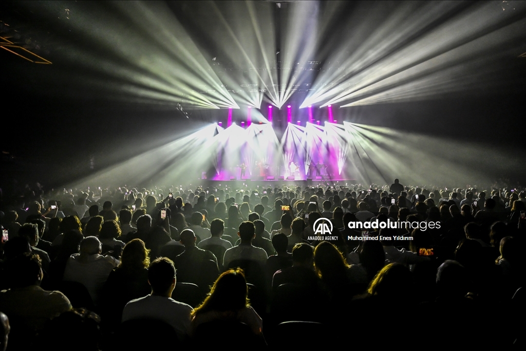 French music band Gipsy Kings performs in Istanbul