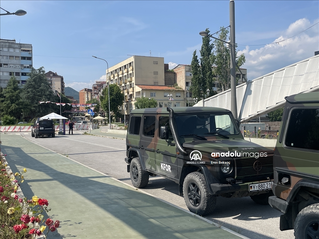 KFOR, Kosova'nın kuzeyinde güvenliği sağlamak için devriye faaliyetini sürdürüyor
