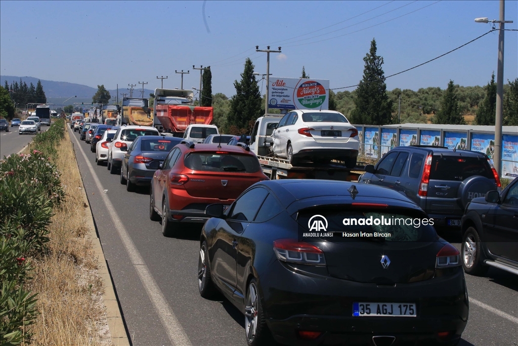 Bodrum'da bayram yoğunluğu yaşanıyor