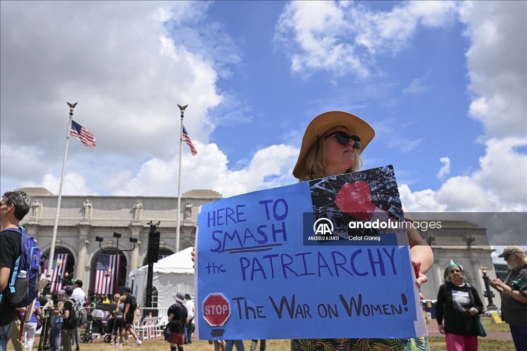 Washington'da kürtaj yanlıları protesto düzenledi