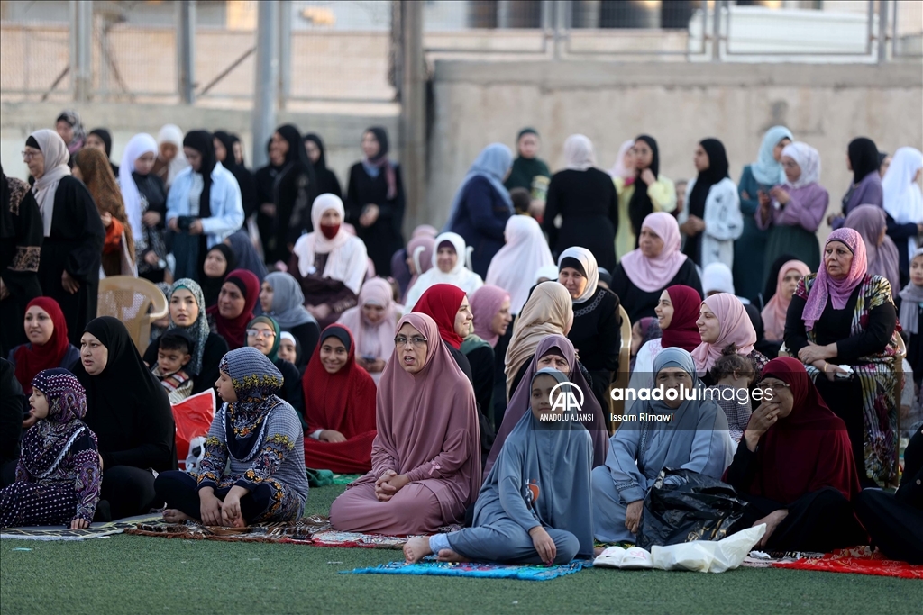 Ramallah'ta Kurban Bayramı namazı kılındı