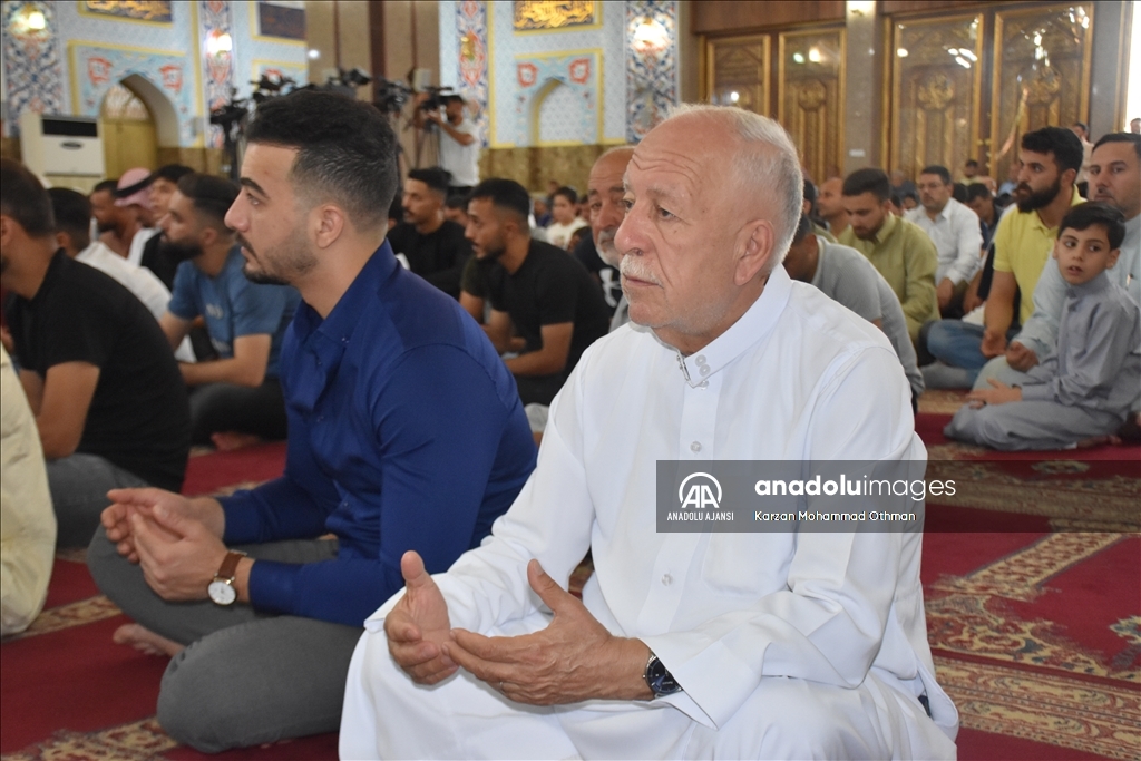 Erbil'de Kurban Bayramı namazı kılındı