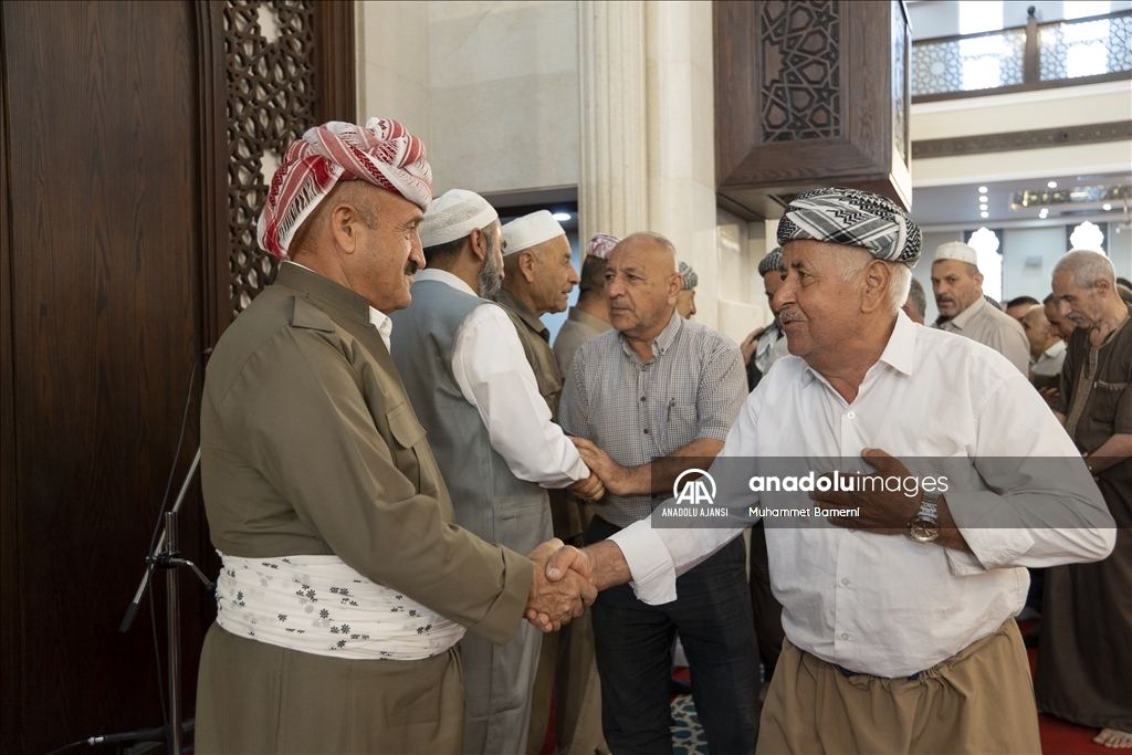 Duhok'ta Kurban Bayramı namazı kılındı