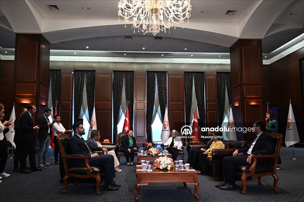 AK Parti Genel Merkezi'nde bayramlaşma ziyaretleri