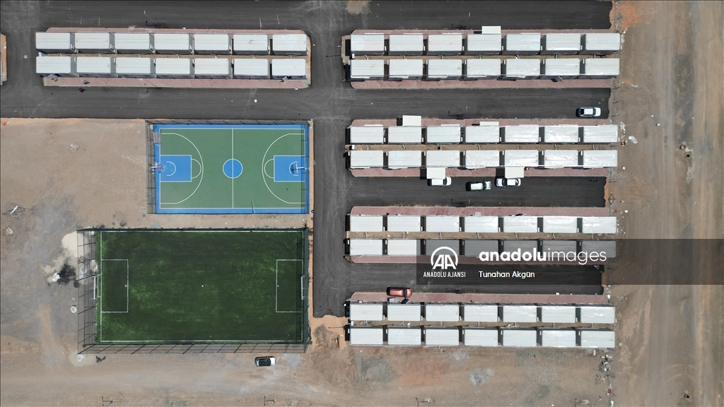 Kahramanmaraş'ta 57 futbol sahası büyüklüğündeki konteyner kentte sona gelindi